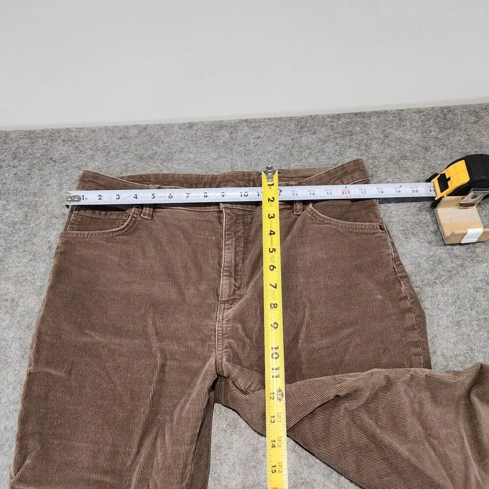 Patagonia Womens 32 Organic Cotton Everyday Cords Brown Corduroy Pants 32x28 - Picture 11 of 16